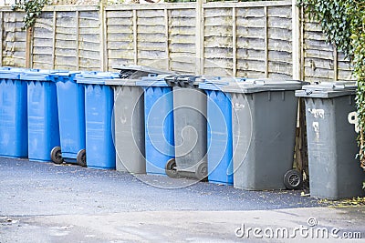 Waste bins Stock Photo