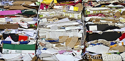 Waste paper Stock Photo