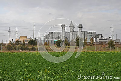 Waste processing plant Stock Photo