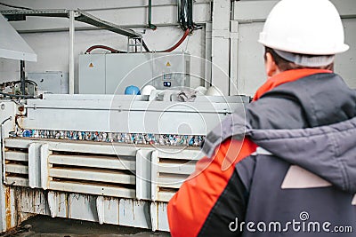 Waste processing plant. Stock Photo