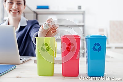 Waste separate collection Stock Photo