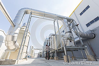 Waste-to-energy facility Stock Photo