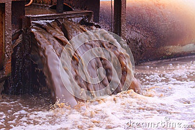 Waste water Stock Photo