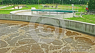 Waste-water cleaning technologies Stock Photo