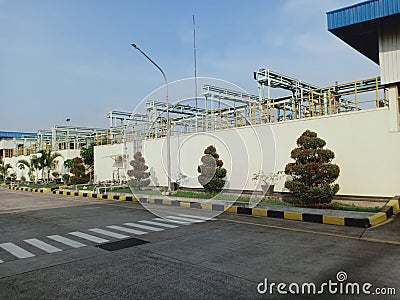 Waste water treatmant plant Stock Photo