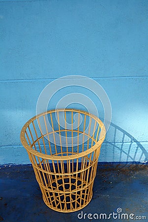 Wastepaper basket Stock Photo