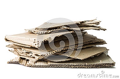 Wastepaper heap Stock Photo