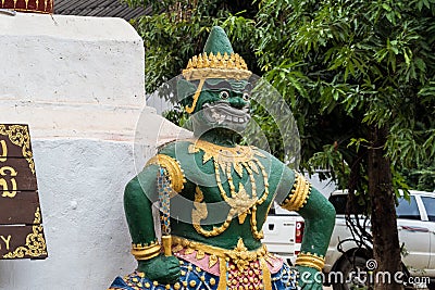 Wat Aham temple - Monastery of the Opened Heart - in Luang Prabang, Laos Stock Photo