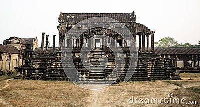 Wat in Angkor wat Stock Photo