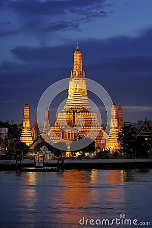 Wat Arun Rajwararam Stock Photo