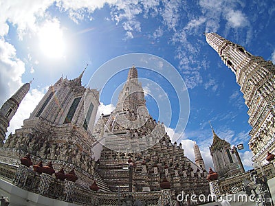 Wat Arun Ratchawararam Ratchawor Stock Photo