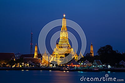 Wat Arun, The Temple of Dawn, Bangkok,Thailand Stock Photo