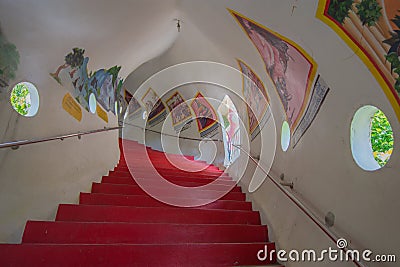 Wat Ban Tham Temple,Thailand Editorial Stock Photo