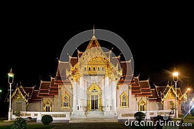 Wat Benchamabophit in Bangkok, Thailand Stock Photo