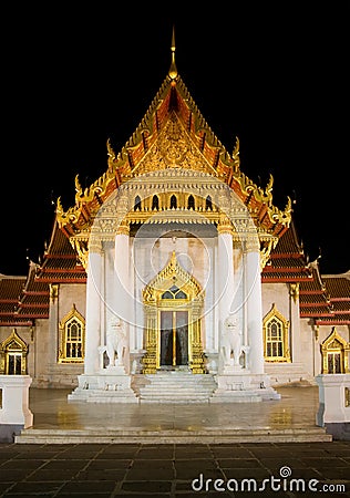 Wat Benchamabophit in Bangkok, Thailand Stock Photo