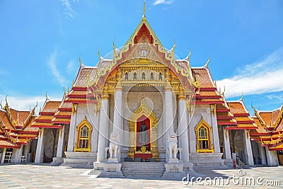 Wat Benchamabophit Dusitvanaram is a Buddhist temple. Stock Photo