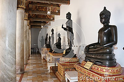 Buddhist, Temple, tourist, bangkok, Wat Stock Photo
