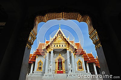 Wat Benjamaborphit Stock Photo