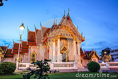 Wat Benjamaborphit (Marble Temple) Stock Photo