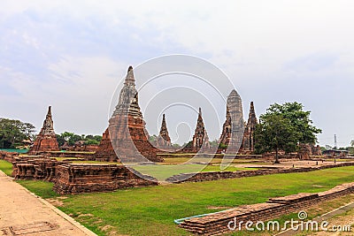 Wat Chaiwattanaram Temple, Ayutthaya, Thailand Stock Photo