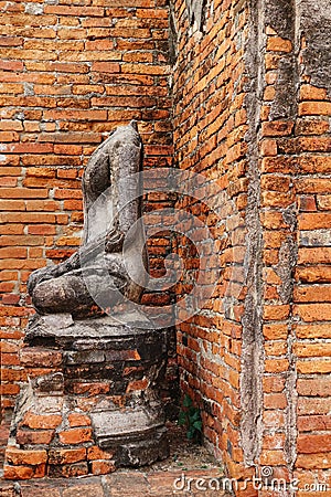 Wat Chaiwatthanaram temple in Ayuthaya Stock Photo