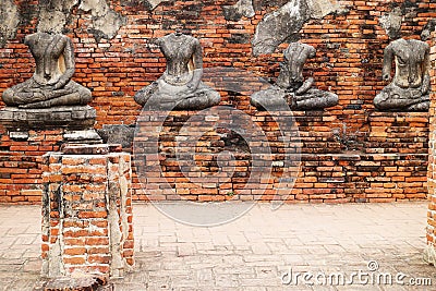 Wat Chaiwatthanaram temple in Ayuthaya Stock Photo