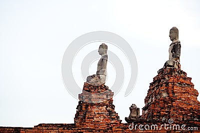 Wat Chaiwatthanaram temple in Ayuthaya Stock Photo