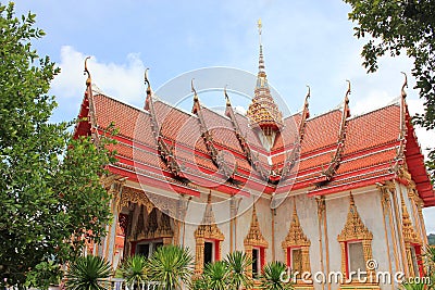 Wat Chalong temple, Phuket, Thailand Stock Photo