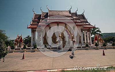 Wat Chalong Temple Editorial Stock Photo