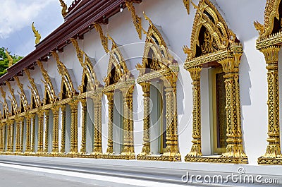 Wat Chana Songkhram Ratchaworamahawihan in Bangkok Stock Photo