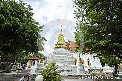 Wat Chim Phli Sutthawat on Koh Kret in Nonthaburi Province Stock Photo