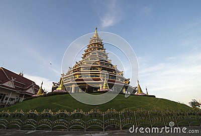 Wat Hyuaplakang in Chiang rai Stock Photo