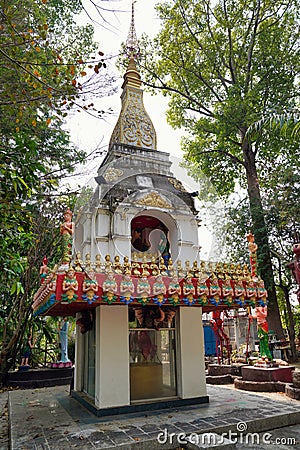 Wat Kaet Noi Temple or Temple of Heaven and Hell, Chiang Mai, Thailand Editorial Stock Photo