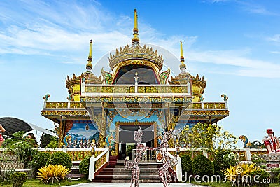 Wat Kang Pla temple in Thung Song District Nakhon Si Thammarat Province Stock Photo