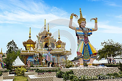 Wat Kang Pla temple in Thung Song District Nakhon Si Thammarat Stock Photo