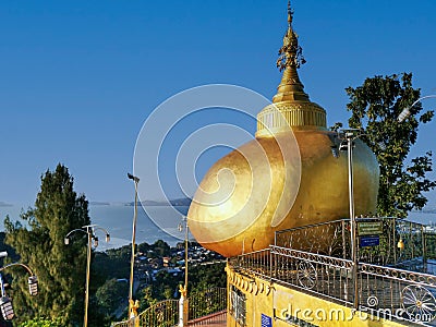 Wat Koh Sirey. Thai Buddhist temple in Phuket, Thailand Stock Photo