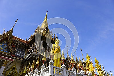 Wat Lat Phrao located at Ladprao Wanghin Rd, Khwaeng Lat Phrao, Stock Photo