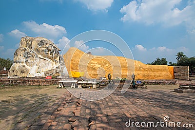 Wat Lokkayasutharam Stock Photo