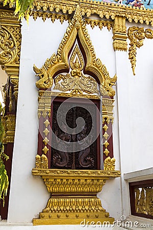 Wat Luang Champasak Laos Buddhist Temples in Pakse City , Laos Stock Photo
