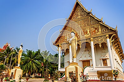 Wat That Luang Neua, Vientiane, Laos Editorial Stock Photo