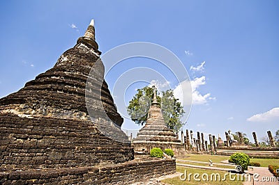Wat Mahathat Stock Photo