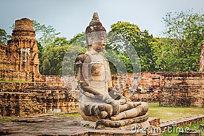 Wat Mahathat. Stock Photo