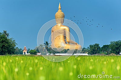 Wat muang Stock Photo