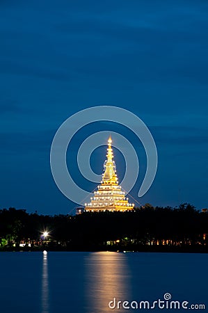 Wat Nong Waeng, Thai Royal temple Stock Photo