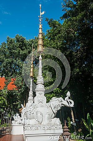 Wat Pa Dara Phirom Phra Aram Luang in Mae Rim Stock Photo