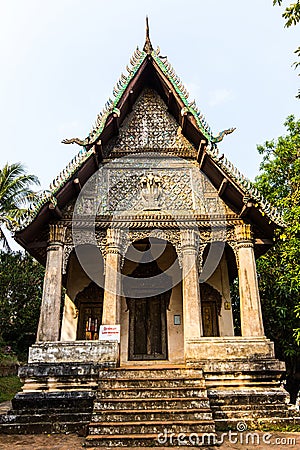 Wat Pa Huak, Luang Prabang, Laos Stock Photo