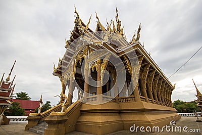 Wat Pa Saeng Arun, Khon Kaen, Thailand Stock Photo
