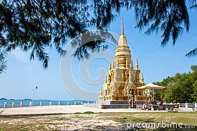 Wat Pagoda Laem Sor, Koh Samui, Thailand Stock Photo