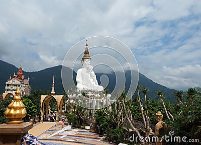 Wat Pha Sorn Kaew Editorial Stock Photo