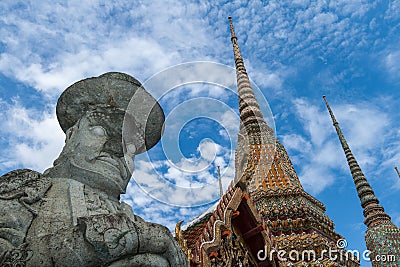 Wat Pho, Bangkok, Thailand Stock Photo